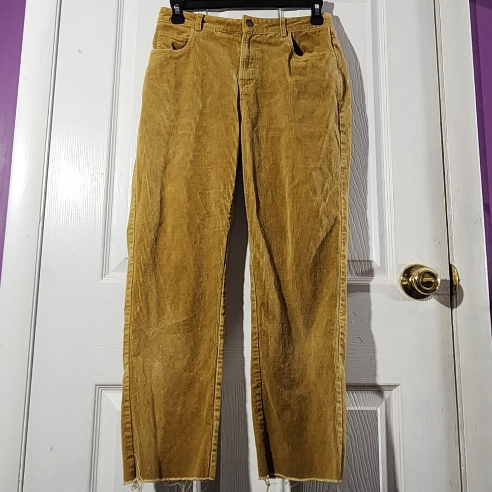 Mustard Brown Corduroy Pants
